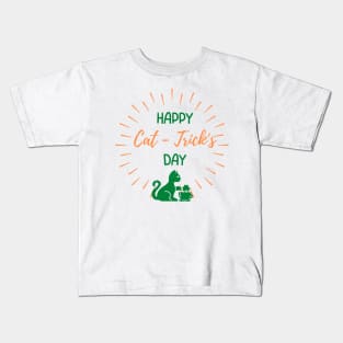 Happy cat-trick's day Kids T-Shirt